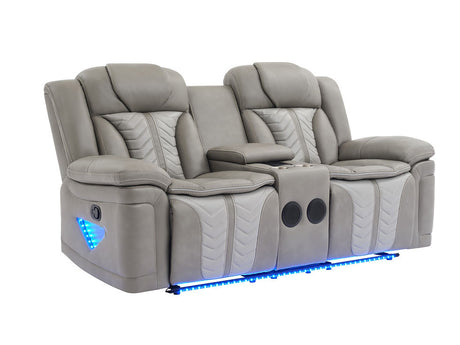 Innova Grey Reclining Living Room Set by New Era Innovations at Eve Furniture