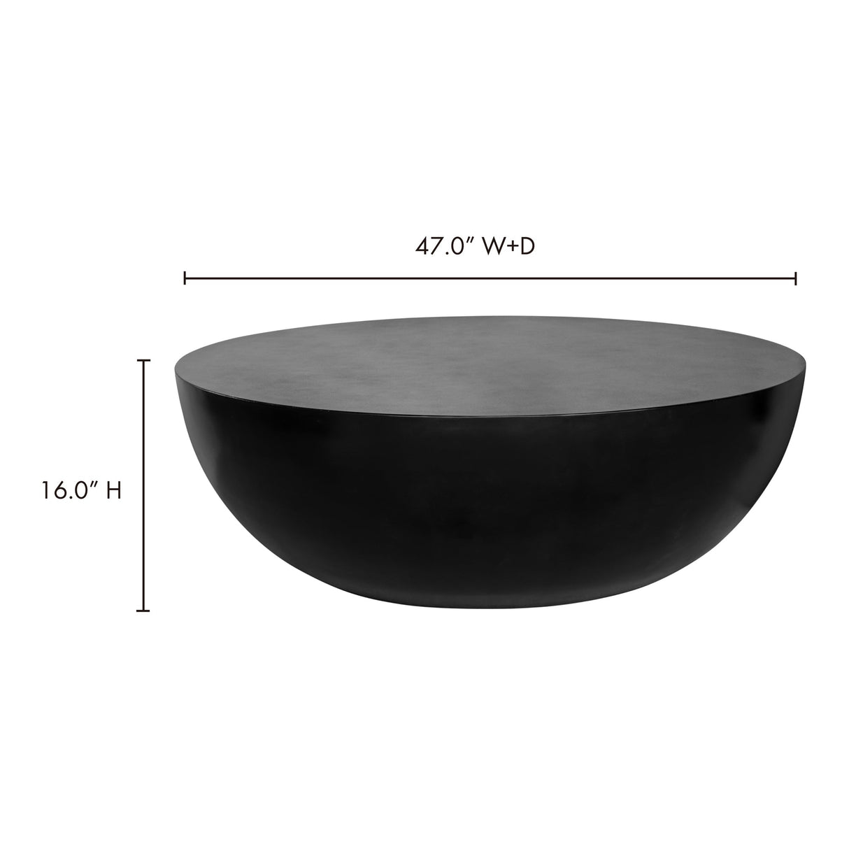 Insitu Black Coffee Table by Moe's Home at Eve Furniture