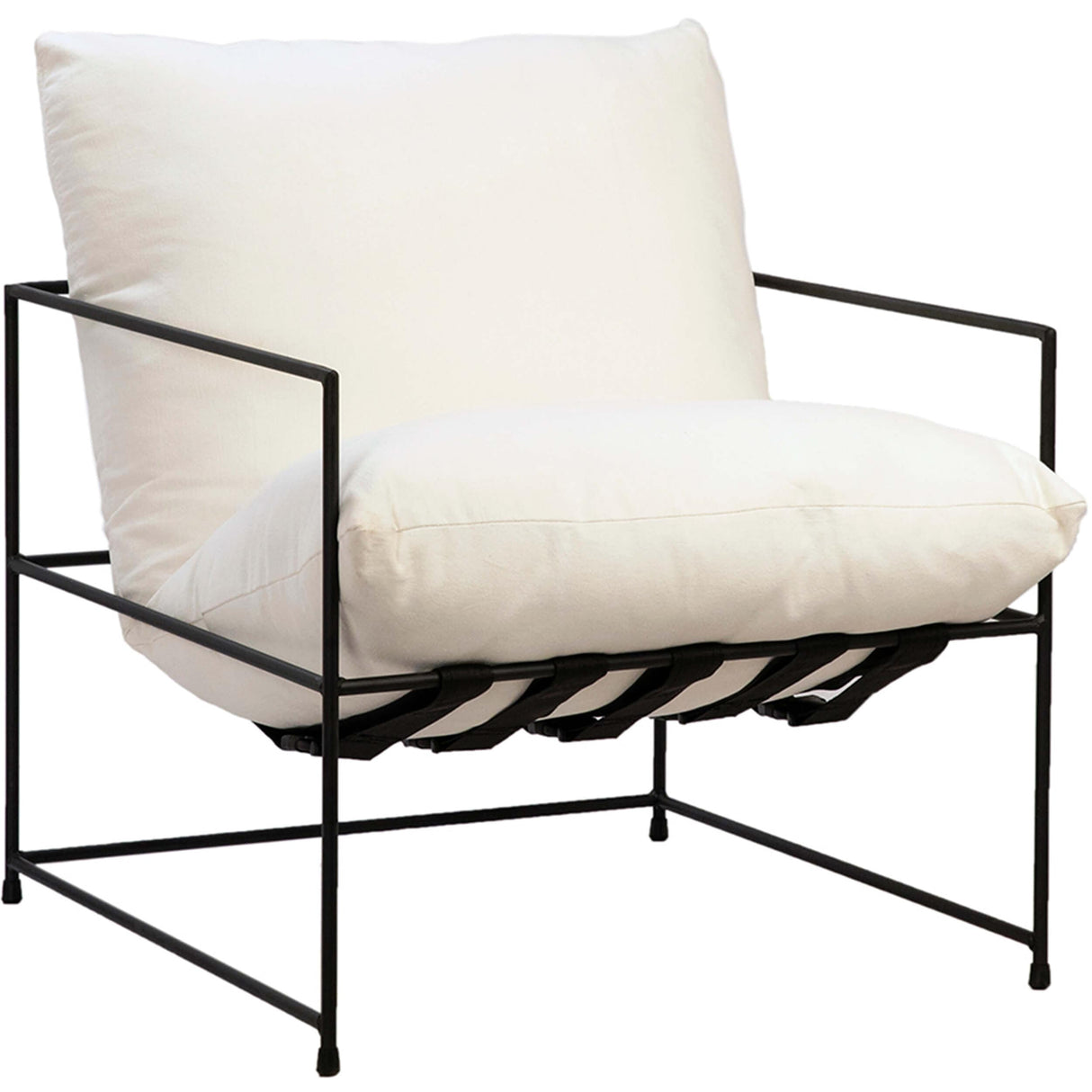 Inska Chair, White by Dovetail at Eve Furniture