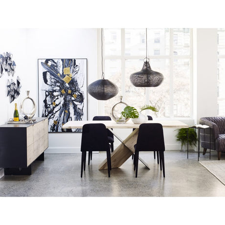 Instinct Dining Table Natural by Moe's Home at Eve Furniture