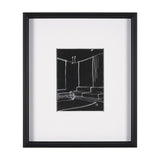 Interior Sketch I by Mercana Studio a Hand Embellished Framed Art Print Matted under Glass by Mercana at Eve Furniture