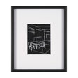 Interior Sketch III by Mercana Studio a Hand Embellished Framed Art Print Matted under Glass by Mercana at Eve Furniture