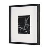 Interior Sketch IV by Mercana Studio a Hand Embellished Framed Art Print Matted under Glass by Mercana at Eve Furniture
