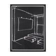 Interior Sketch V by Mercana Studio a Hand Embellished Framed Art Print by Mercana at Eve Furniture