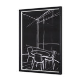 Interior Sketch VI by Mercana Studio a Hand Embellished Framed Art Print by Mercana at Eve Furniture