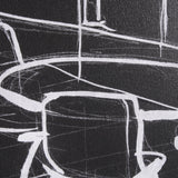 Interior Sketch VI by Mercana Studio a Hand Embellished Framed Art Print by Mercana at Eve Furniture