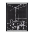 Interior Sketch VI by Mercana Studio a Hand Embellished Framed Art Print by Mercana at Eve Furniture