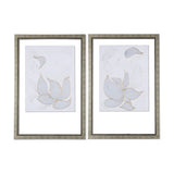 Interplay I by Mercana Studio a Hand Embellished Textured Framed Art Print Matted under Glass by Mercana at Eve Furniture
