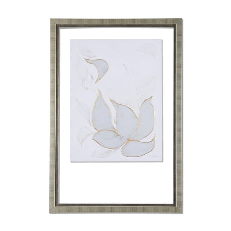 Interplay I by Mercana Studio a Hand Embellished Textured Framed Art Print Matted under Glass by Mercana at Eve Furniture