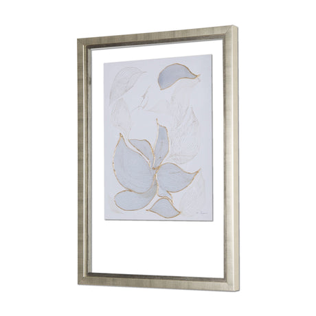 Interplay II by Mercana Studio a Hand Embellished Textured Framed Art Print Matted under Glass by Mercana at Eve Furniture
