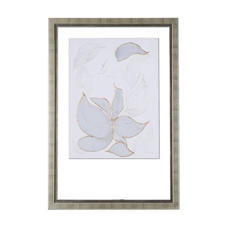 Interplay II by Mercana Studio a Hand Embellished Textured Framed Art Print Matted under Glass by Mercana at Eve Furniture