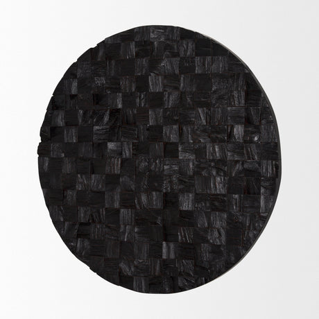 Into the Abyss I Dark Brown Wood Wall Decor by Mercana at Eve Furniture