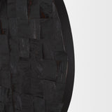Into the Abyss I Dark Brown Wood Wall Decor by Mercana at Eve Furniture
