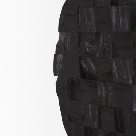 Into the Abyss I Dark Brown Wood Wall Decor by Mercana at Eve Furniture
