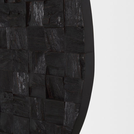 Into the Abyss I Dark Brown Wood Wall Decor by Mercana at Eve Furniture