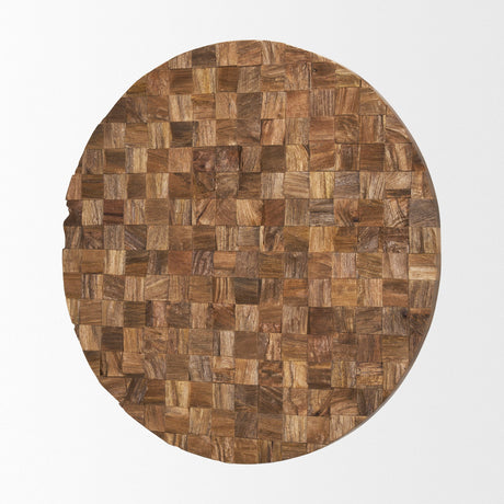 Into the Abyss II LIght Brown Wood Wall Decor by Mercana at Eve Furniture