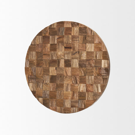 Into the Abyss II Light Brown Wood Wall Decor by Mercana at Eve Furniture