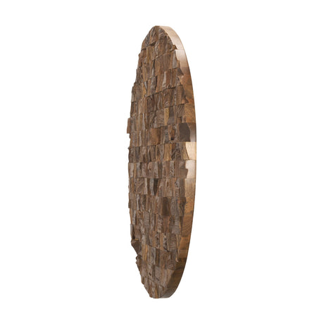 Into the Abyss II LIght Brown Wood Wall Decor by Mercana at Eve Furniture