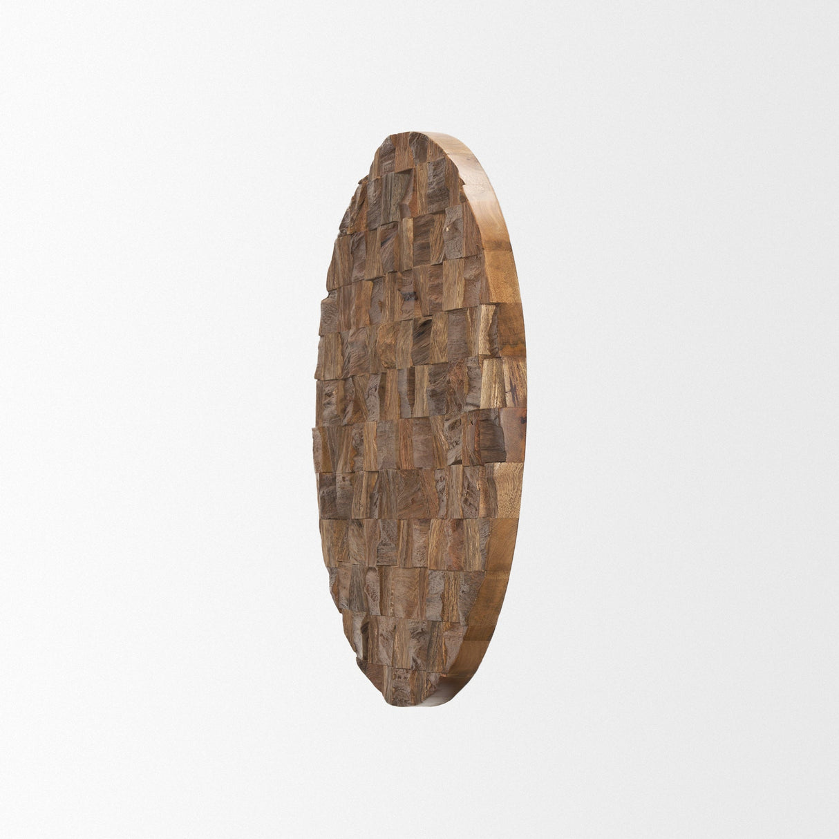 Into the Abyss II Light Brown Wood Wall Decor by Mercana at Eve Furniture