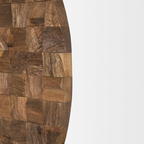 Into the Abyss II LIght Brown Wood Wall Decor by Mercana at Eve Furniture