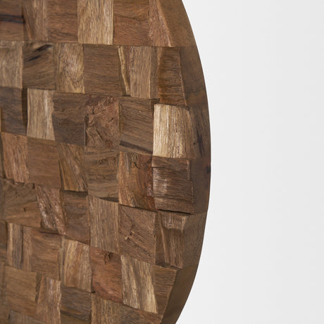 Into the Abyss II Light Brown Wood Wall Decor by Mercana at Eve Furniture
