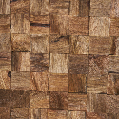 Into the Abyss II Light Brown Wood Wall Decor by Mercana at Eve Furniture