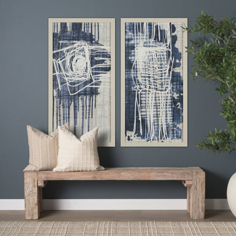 Intuition I by Mercana Studio Hand-Embellished Textured Framed Canvas Artwork by Mercana at Eve Furniture