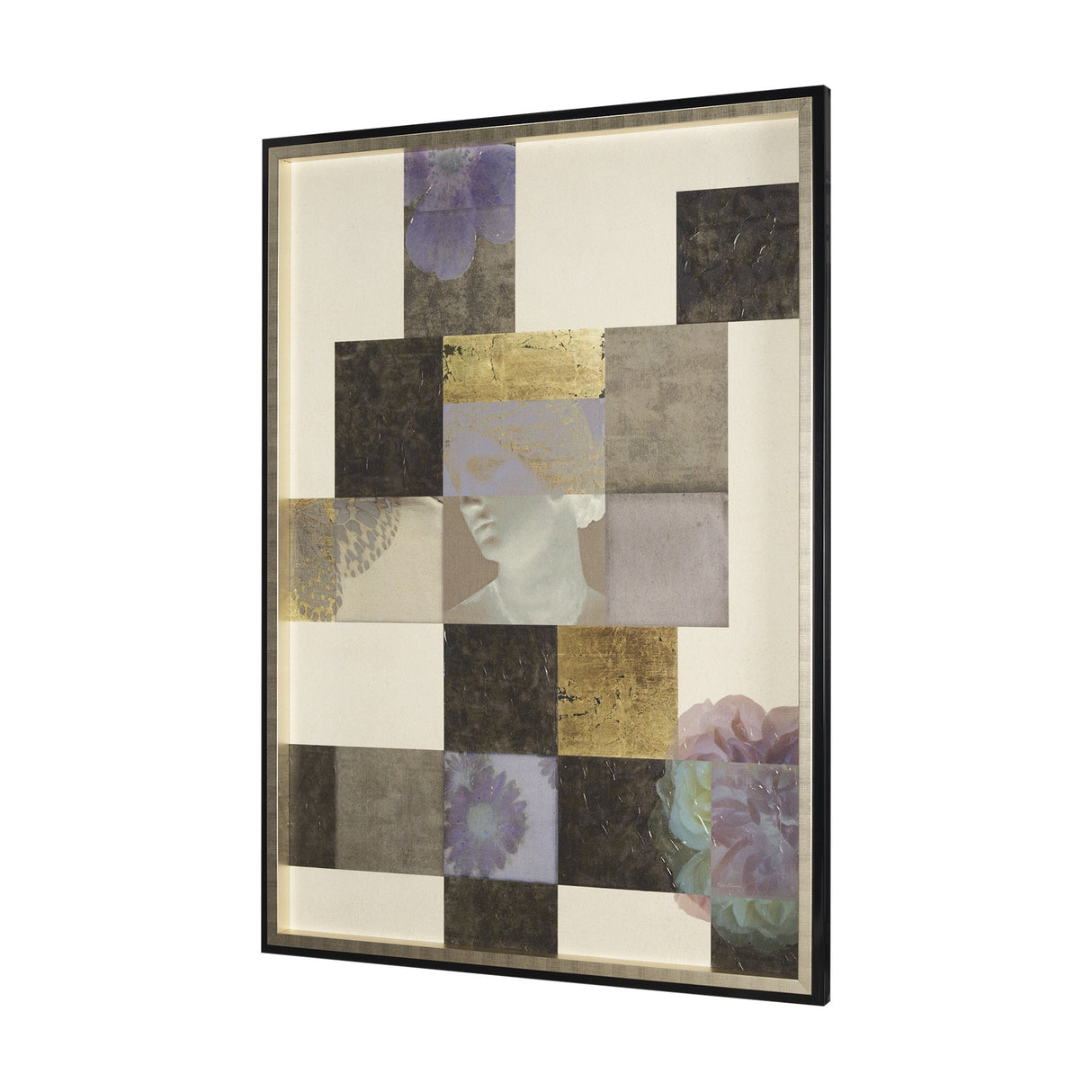 Ionian Beauty 1 by Mercana Studio a Hand Embellished Framed Art Print by Mercana at Eve Furniture