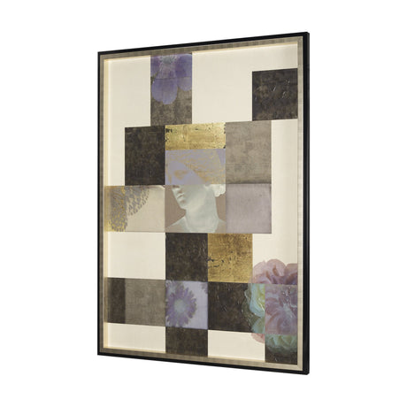 Ionian Beauty 1 by Mercana Studio a Hand Embellished Framed Art Print by Mercana at Eve Furniture