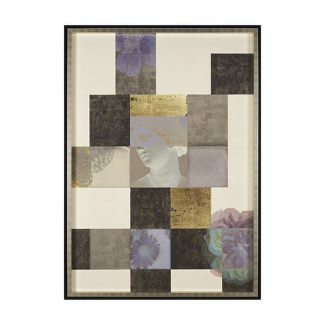 Ionian Beauty 1 by Mercana Studio a Hand Embellished Framed Art Print by Mercana at Eve Furniture