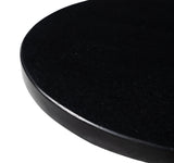 Ionis Black & Antique Silver Accent Table by Zuomod at Eve Furniture