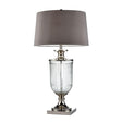 Ira Silver/Clear Table Lamp by Furniture of America at Eve Furniture