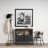 Ireland Black & White by Arabella Studios a Framed Photo Art Print Matted under Glass by Mercana at Eve Furniture
