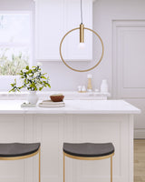 Irenza Brass Ceiling Lamp by Zuomod at Eve Furniture