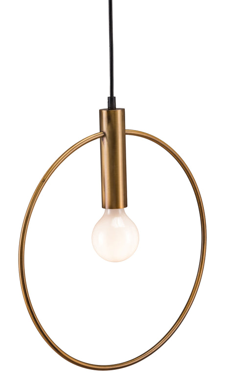 Irenza Brass Ceiling Lamp by Zuomod at Eve Furniture