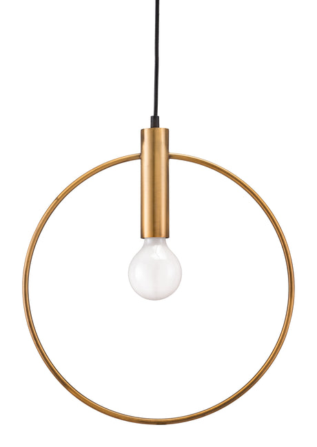Irenza Brass Ceiling Lamp by Zuomod at Eve Furniture