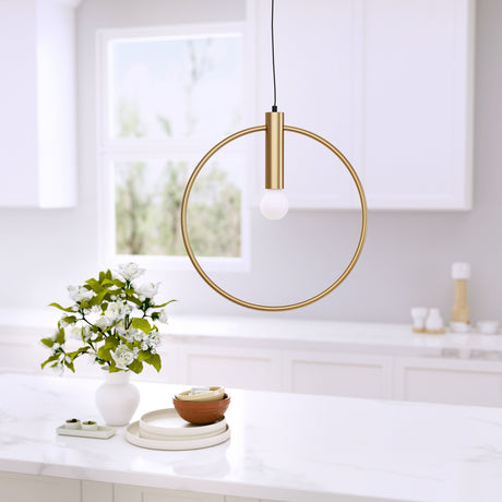 Irenza Brass Ceiling Lamp by Zuomod at Eve Furniture