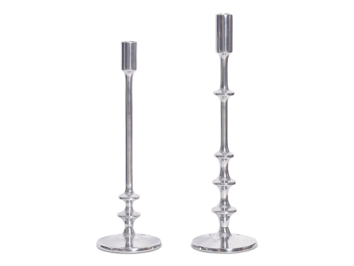 Irie Silver Candle Holders (Set of 2) by MOES at Eve Furniture