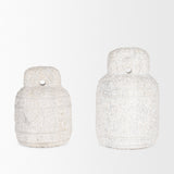 Irina Large White Marble Door Stopper by Mercana at Eve Furniture