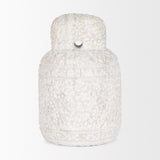 Irina Large White Marble Door Stopper by Mercana at Eve Furniture