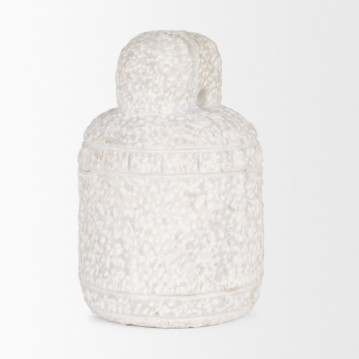 Irina Large White Marble Door Stopper by Mercana at Eve Furniture