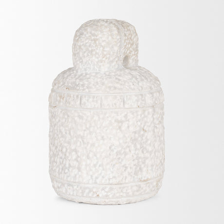 Irina Large White Marble Door Stopper by Mercana at Eve Furniture