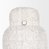 Irina Large White Marble Door Stopper by Mercana at Eve Furniture