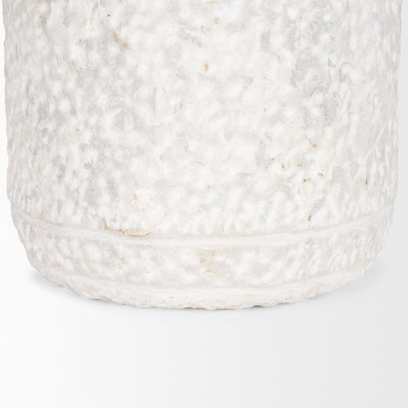 Irina Large White Marble Door Stopper by Mercana at Eve Furniture