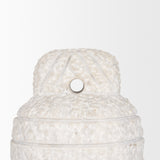 Irina Small White Marble Door Stopper by Mercana at Eve Furniture