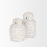 Irina Small White Marble Door Stopper by Mercana at Eve Furniture