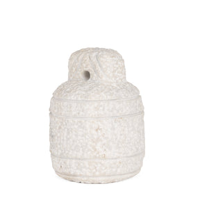 Irina Small White Marble Door Stopper by Mercana at Eve Furniture