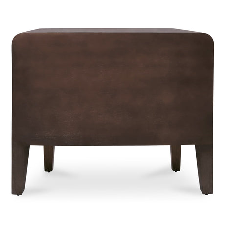 Iris Distressed Black Nightstand by MOES at Eve Furniture