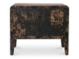 Iris Distressed Black Nightstand by MOES at Eve Furniture