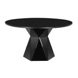 Iris Glass 56" Round Dining Table by TOV Furniture at Eve Furniture